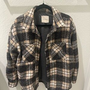 Thread & Supply Cozy Plaid Jacket